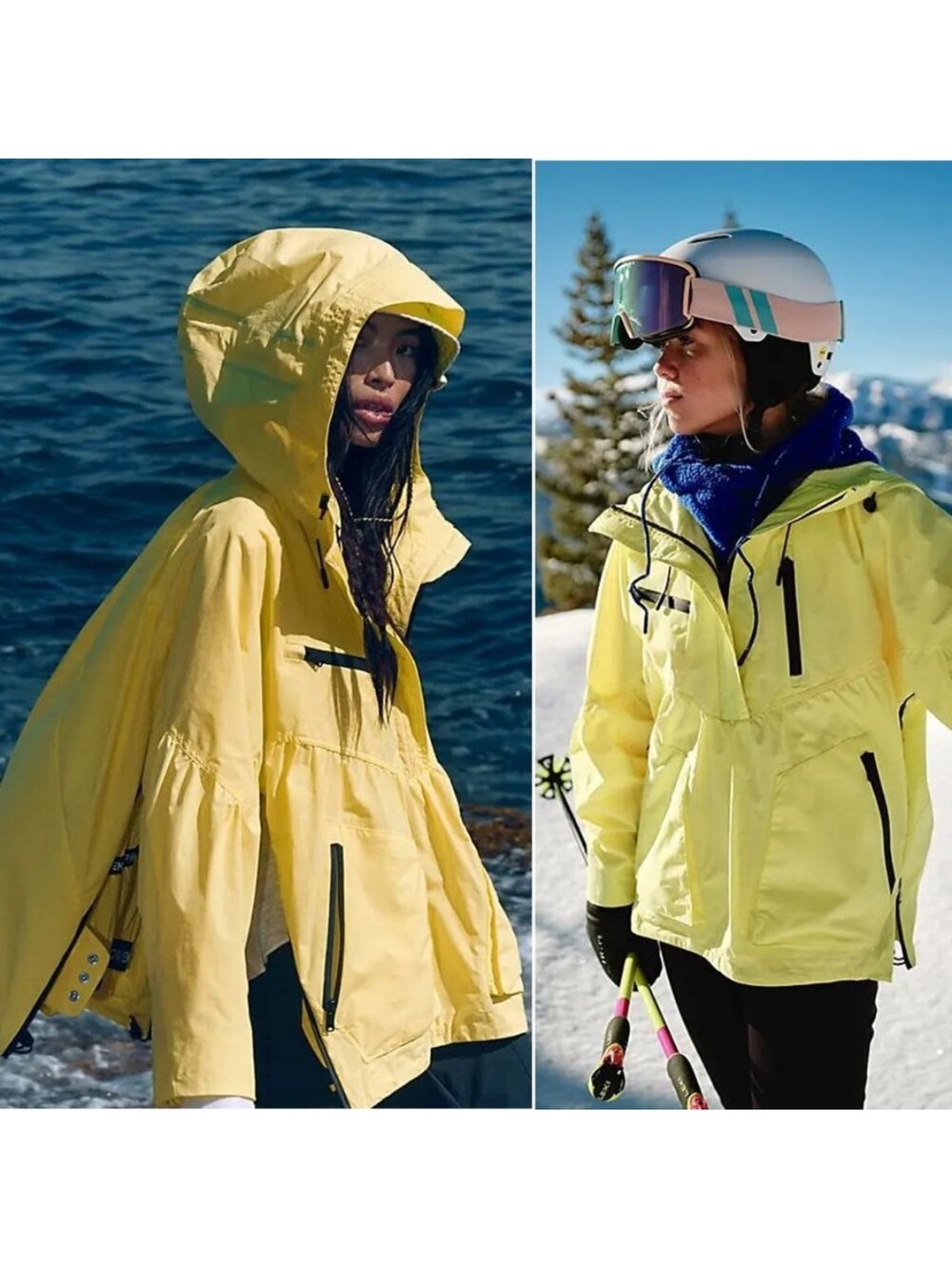 Free People Movement Peek to Peek Popover Rain Jacket Size XS NWOT